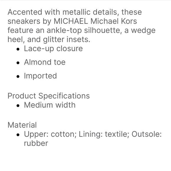 ❌SOLD❌ MICHAEL Michael Kors Liv Trainer Extreme Sneakers - Picture 6 of 6